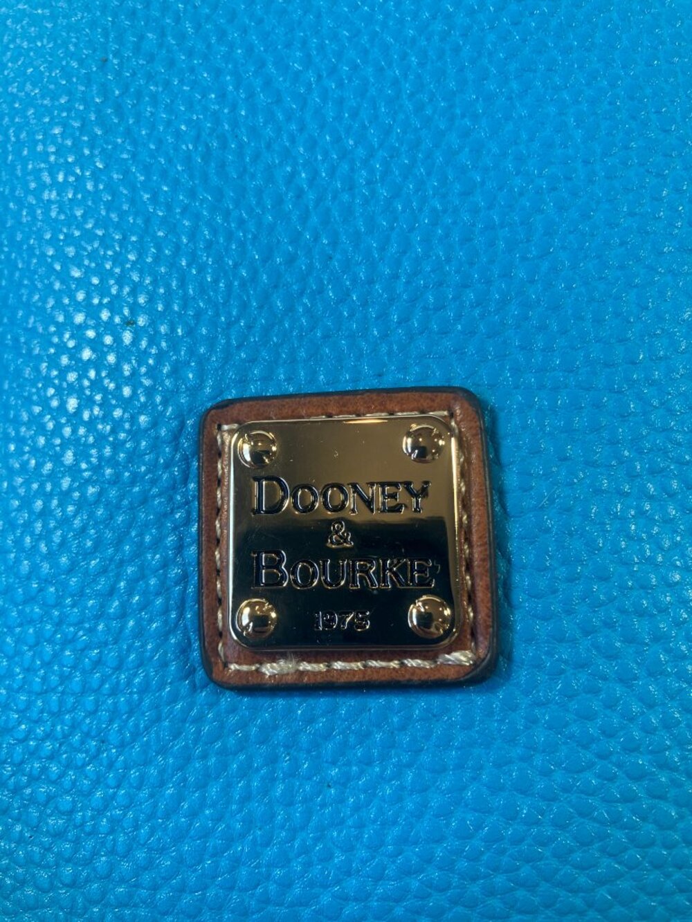 Dooney & Bourke Pebble Leather Cross-Body Bag, Sky Blue, Used Once! - Picture 3 of 10